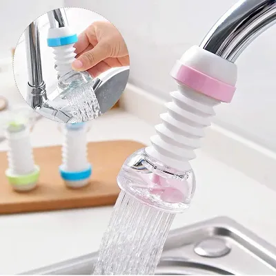 MARK AMPLE? Flexible Faucet Nozzle Water Filter Adapter Water Purifier Saving Tap Aerator Diffuser Kitchen Connector Accessories water saving faucet for kitchen water nozzle for kitchen - MULTI COLOR