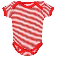MARK AMPLE New Born Baby Multi-Color Half Sleeve Body Suit,Romper, Sleep Suit for Boys and Girls Unisex Combo Pack (Pack of 3) (RED, 12-18 Months)-thumb3