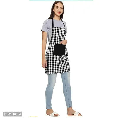 Starship Apron Men Women Hotel Cafe Restaurants Catering Cooking Kitchen Chef Apron (Chalk-Stripe, (Pack of 1)-thumb0