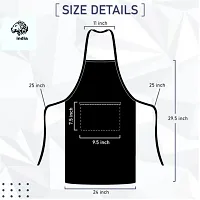 Starship Apron Men Women Hotel Cafe Restaurants Catering Cooking Kitchen Chef Apron (Chalk-Stripe, (Pack of 1)-thumb3