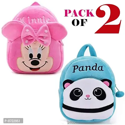 Classy Printed Kids School Bags, Pack of 2