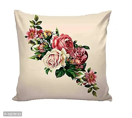 Set of 5 Decorative Satin Cushion Covers  (Multicolor, 16 inch x 16 inch, 40 cm x 40 cm)-thumb2