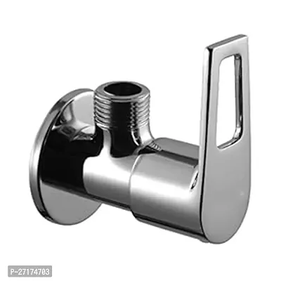 Aspiro Brass Chrome Finish Wall Mount Angular Stop Valve-thumb0