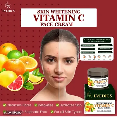 Evedics Vitamin C Fruits Brightening Instant Glow Cream|  50gm