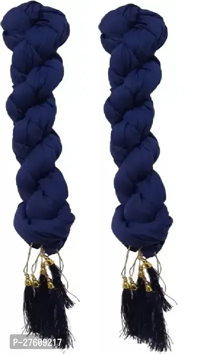 Elite Navy Blue Cotton Blend Dupattas For Women Pack Of 2-thumb0