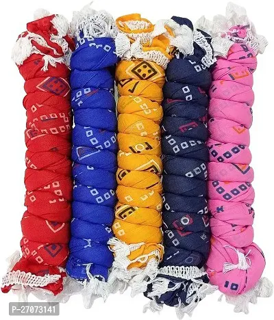 Elite Multicoloured Cotton Blend Printed Dupattas For Women Pack Of 5