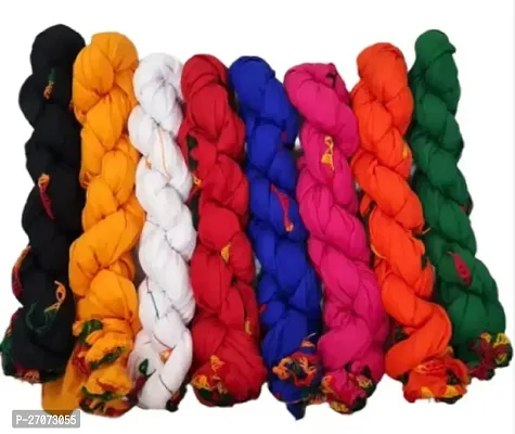 Elite Multicoloured Cotton Blend Printed Dupattas For Women Pack Of 8-thumb0