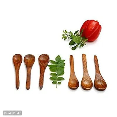 Fancy Shoppee Handmade Wooden Spoons Set Of 6