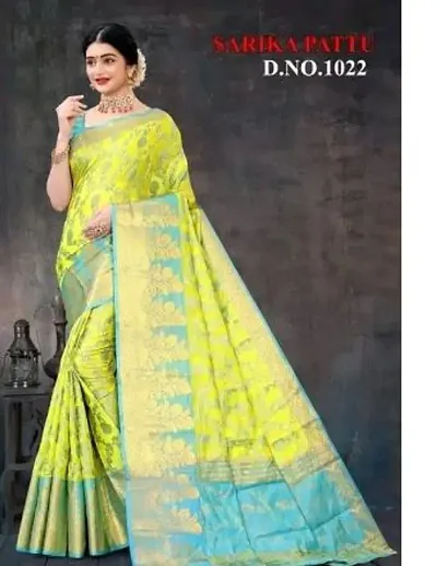 Hot Selling Cotton Blend Saree with Blouse piece 