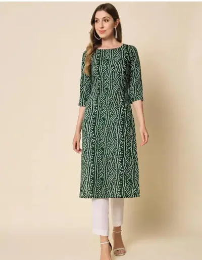 Stylish Crepe Solid Kurta Bottom Set