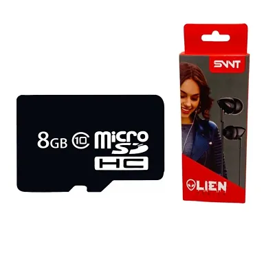 8gb Memory Card / 8 Gb Memory card and Earphone