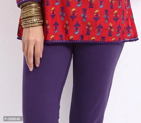 Women's Multicoloured Cotton Spandex Solid Leggings (Combo Pack)-thumb5