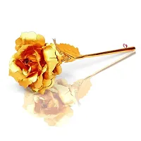 Starvis Gold Rose Rose 25 cm Gift Box for Valentine's Day Gift and Gifting (25 cm, Gold)-thumb1