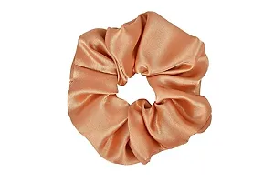 Starvis elastic satin hair ties bands silk hair scrunchies accessories for women Multicolor (PACK OF 12)-thumb2