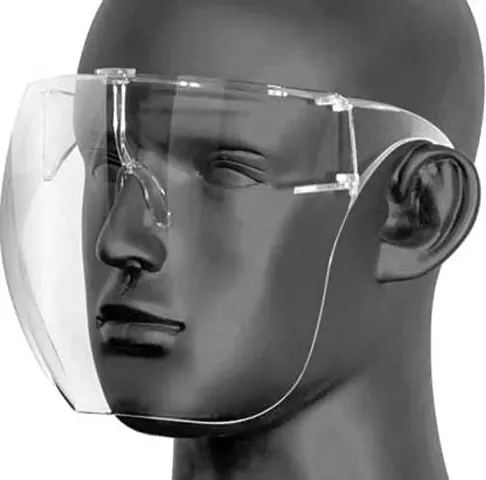 Full glass face shield Protective Face Shield Full Cover Visor Glasses/Sunglasses