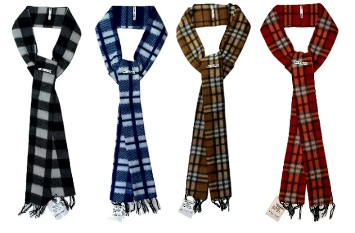 Winter Muffler/ Scarves Soft And Warm-Pack of 4