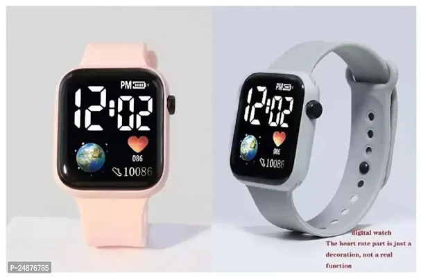 Stylish Smart Touch Screen Watch for Kids Pack of 2-thumb0