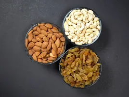 100Gms Each Cashew Almonds and Raisins-thumb3