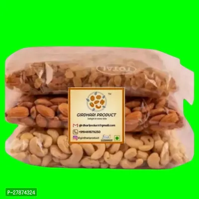 100Gms Each Cashew Raisins almonds and Pistachio-thumb0