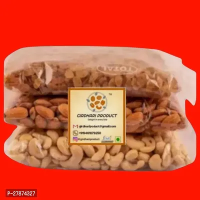 100Gms Each Cashew Raisins almonds and Pistachio-thumb0