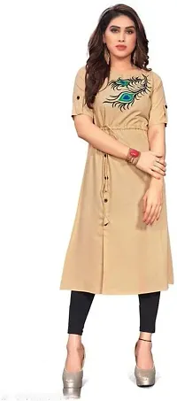 Stylish Cotton Printed A-line Kurtis