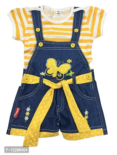 Stylish Fancy Cotton Printed Dungarees For Boys