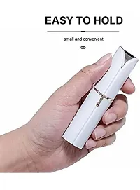 Painless Portable Electric Rechargeable Facial Hair Remover Shaver for Women Cheeks Chin Arms-thumb1