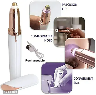 AMANYA Eyebrow trimmer for women | Eye browser Trimmer | Trimmer for Face, Lips, Nose Hair Removal. Electric Pencil Shape epilator with Light, Easy to carry Machine For Women-thumb4