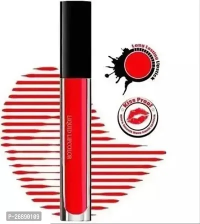 Matte Liquid Lipstick ( Red , 6 ml )-thumb0