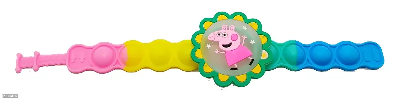 KAVIM Pop pop  Pepa Pig Multicolor Kids Rakhi