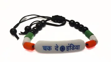 1 Hanuman Ji Metal N Evil Eye  Bracelet , 1 Rubber Kids Rakhi-thumb3