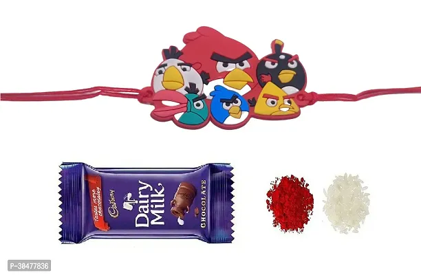 Angry Bird with choclate n roli chawl