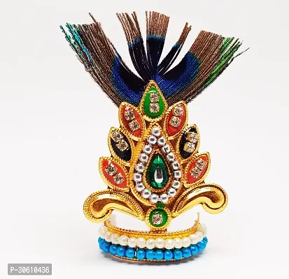 1 Krishna Rakhi, 1 Rubber Rakhi with Singar Items for Ladoo Gopal 0-2 Size-thumb2