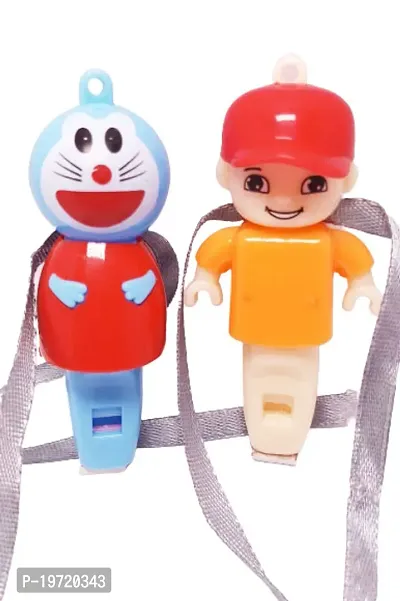 Stylish Doraemon And Smart Light And Whistle Kids Rakhi-thumb0