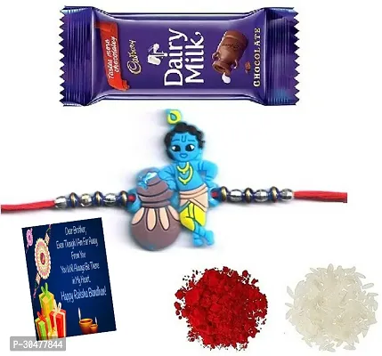 Krishna  with choclate n roli chawl