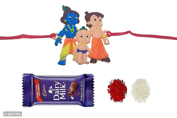 Krishna chota bheem  with choclate n roli chawl-thumb0