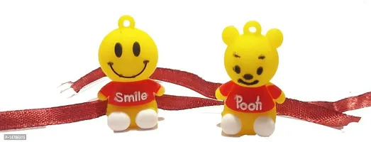 Rakhi Set  (Smiely Teddy Bear Eraser Rakhi)-thumb0