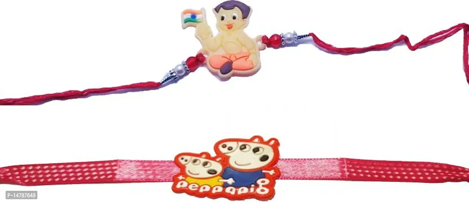 Rakhi Set  (Chota Bheem and Pepa Pig Rakhi)