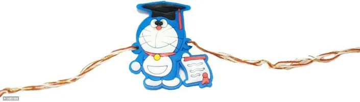 Rakhi Set  (Doreamon PVC Plastic Rakhi)