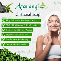 Atarangi Natural Activated Charcoal Face Brightening Soap, 100 gm ( Pack Of 3)-thumb3