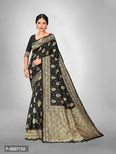 Fancy Art Silk Saree with Blouse Piece for Women