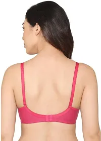 Stylish Fancy Cotton Blend Solid Non Padded Bras For Women Pack Of 3-thumb3