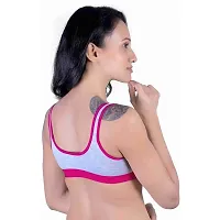Women And Girls Sports Bra Pack Of 6 Multicolour - 2-thumb2
