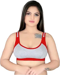 Women And Girls Sports Bra Pack Of 6 Multicolour-thumb1