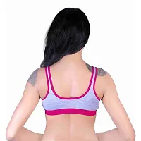 Women And Girls Sports Bra Pack Of 6 Multicolour - 2-thumb3