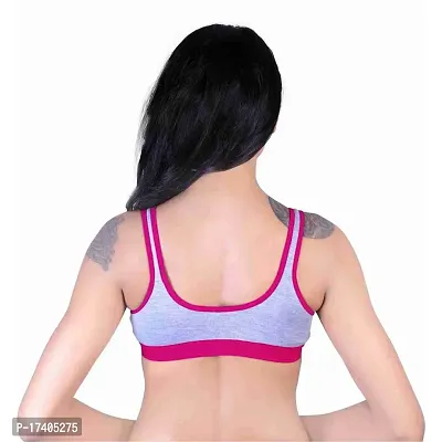 Women And Girls Sports Bra Pack Of 6 Multicolour - 2-thumb4