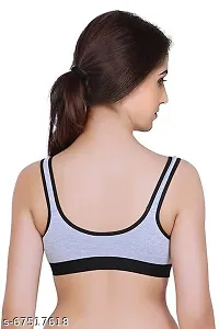 Women And Girls Sports Bra Pack Of 6 Multicolour - 6-thumb3