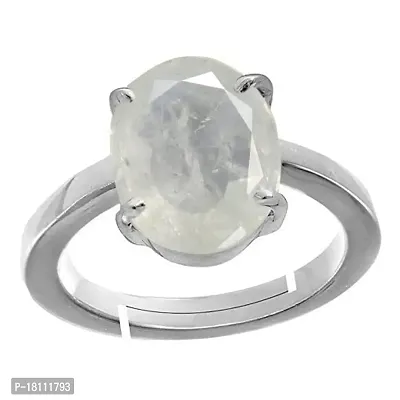 BL Fedput 10.25 Ratti 9.43 Carat A+ Quality White Sapphire Gemstone Ring for Men and Women's