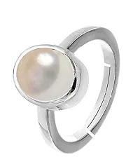 BL Fedput 7.25 Ratti 6.43 Carat A+ Quality Pearl Moti Gemstone Ring for Men and Women's-thumb1