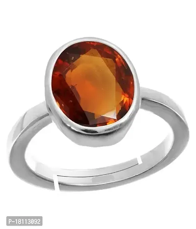 BL Fedput 11.25 Ratti 10.45 Carat Certified Unheated Untreatet A+ Quality Natural Hessonite Garnet Gomed Loose Gemstone Ring for Women's and Men's-thumb0